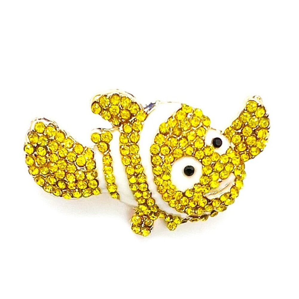 GOLDFISH Fish Brooch & PENDANT